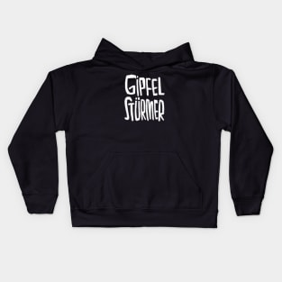 Gipfel Stürmer, Gipfelstürmer für Bergsteiger Kids Hoodie